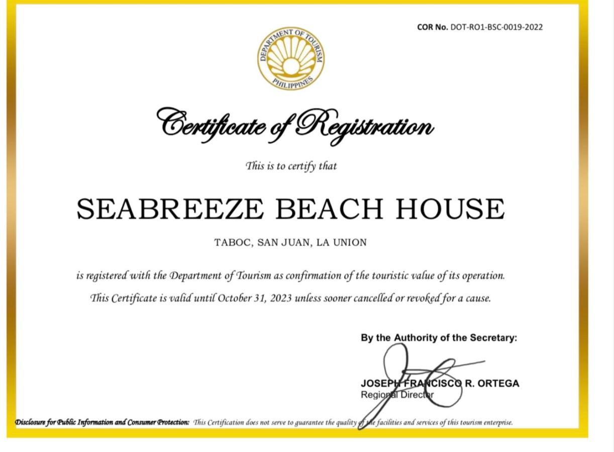 Sea Breeze Beachfront Home And Cottages San Juan  Eksteriør billede